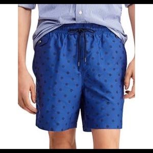 Men’s polka dot swim shorts